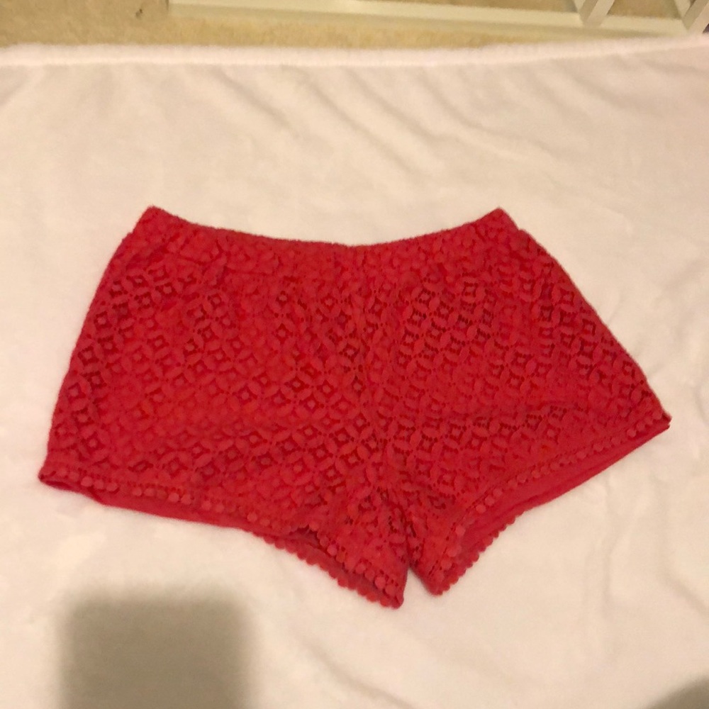 Aeropostale lace detailed shorts